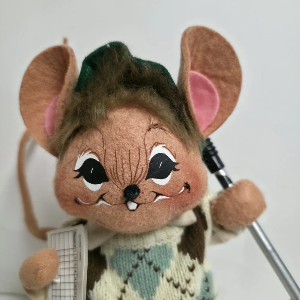 Vintage Annalee Mobilitee Golfer Mouse 12